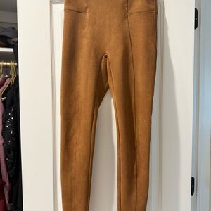 SPANX Chocolate High-Waisted Leggings
